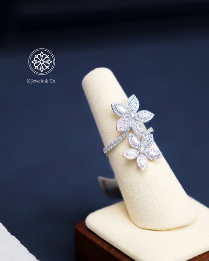 Flower Diamond Ring