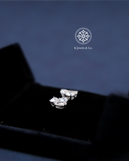 Cluster Multishape Earrings w/ GIA