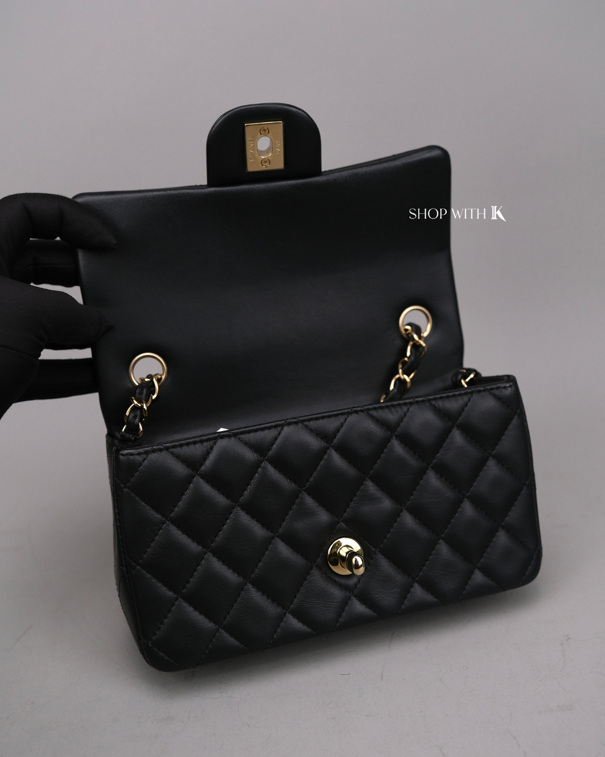 Chanel Mini Rectangular Black CGHW