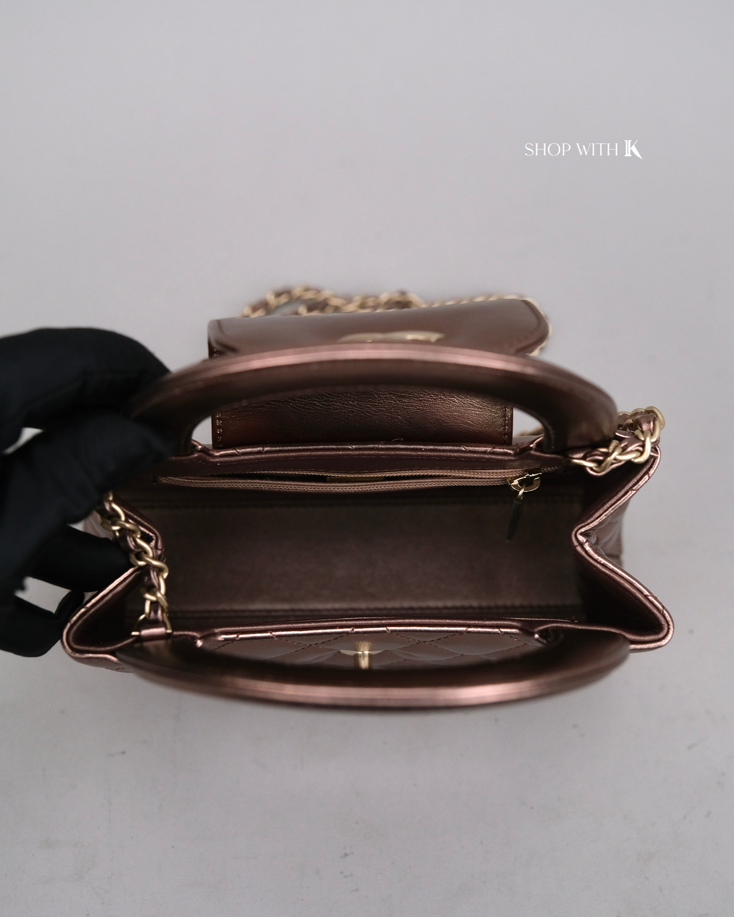 Chanel Kelly Bronze CGHW