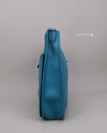 Hermes Evelyne GM Bleu Jean PHW