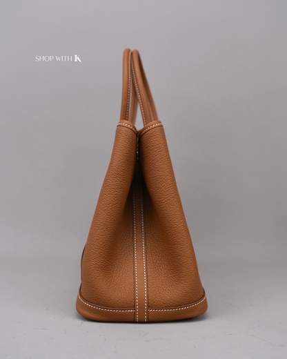 Hermes Garden Party 30 Gold