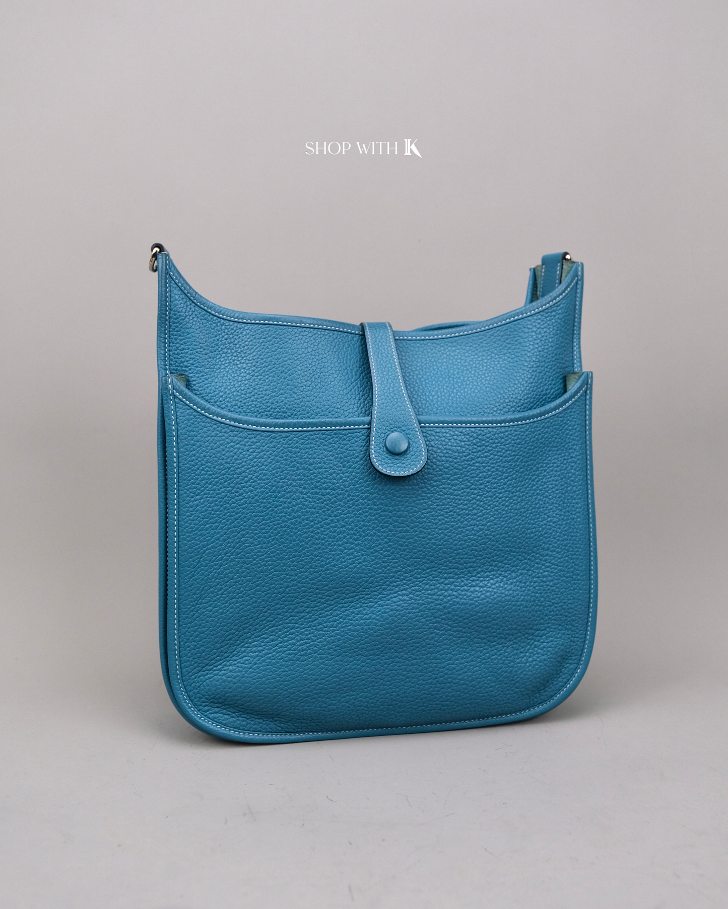 Hermes Evelyne GM Bleu Jean PHW