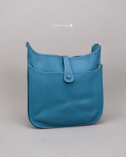 Hermes Evelyne GM Bleu Jean PHW
