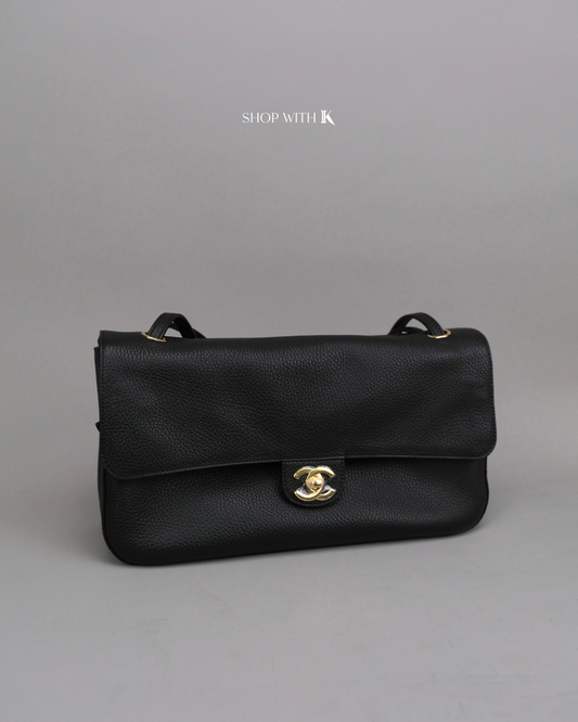 Chanel Maxi Flap Black GHW - 32cm