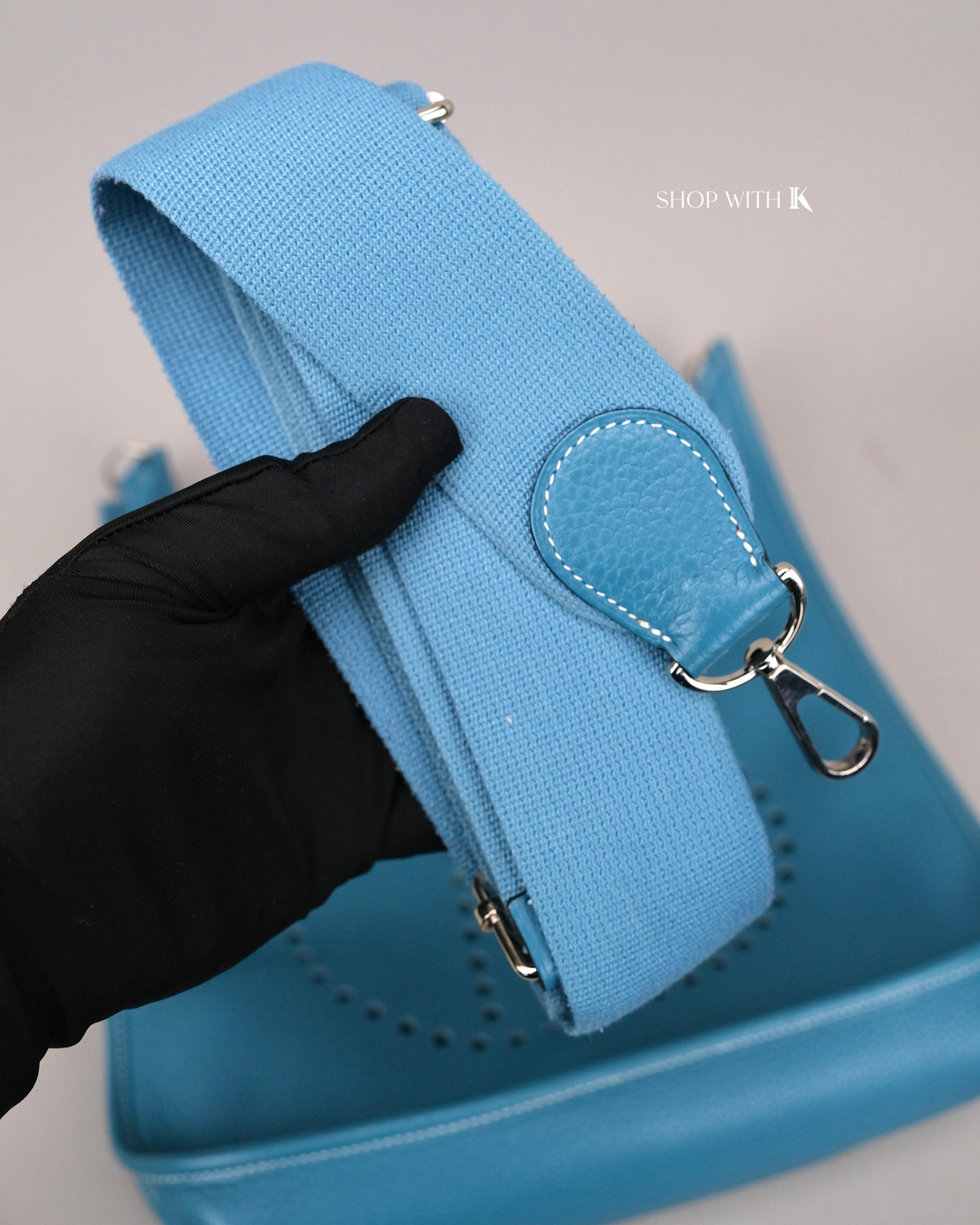 Hermes Evelyne GM Bleu Jean PHW