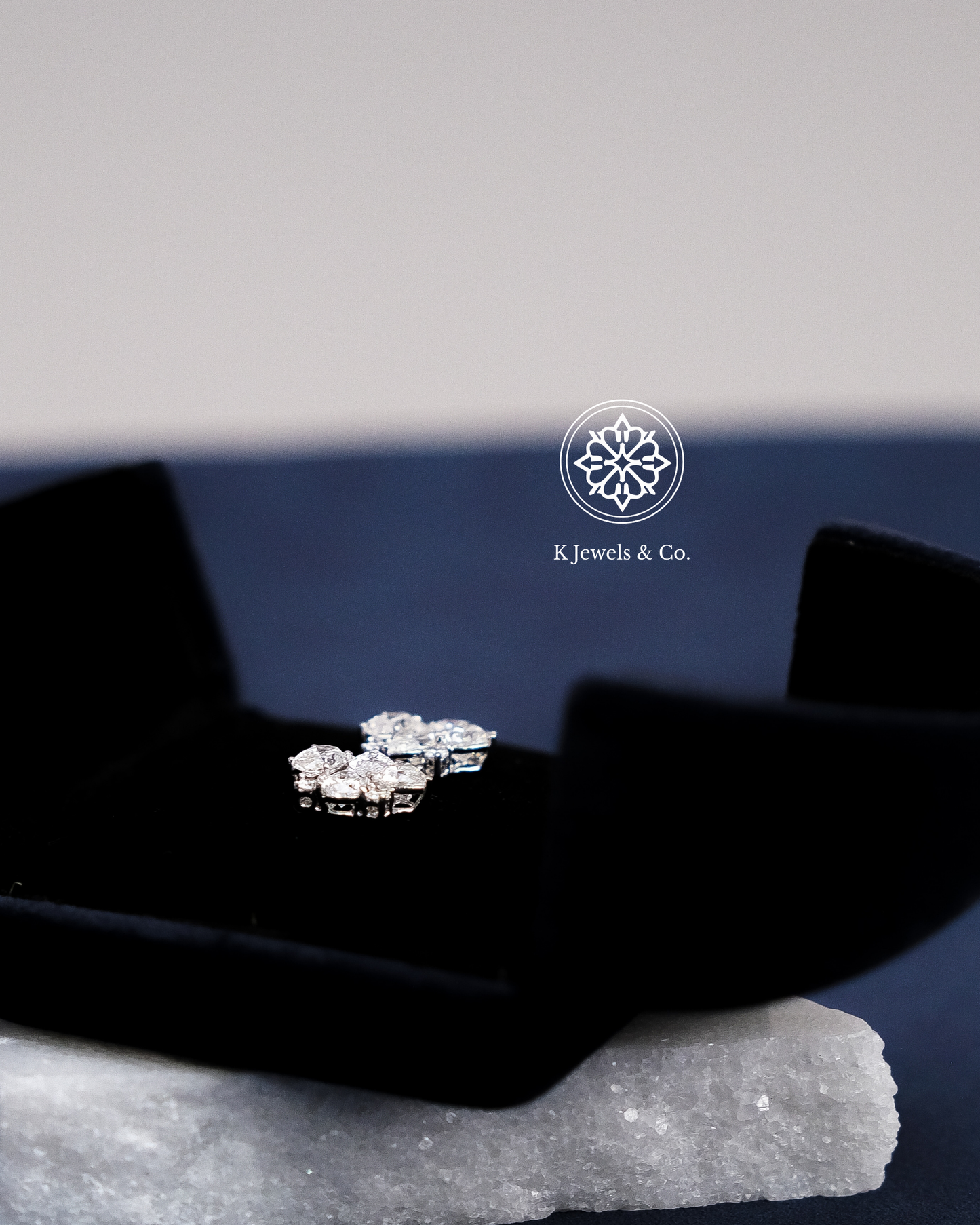 Cluster Multishape Earrings w/ GIA