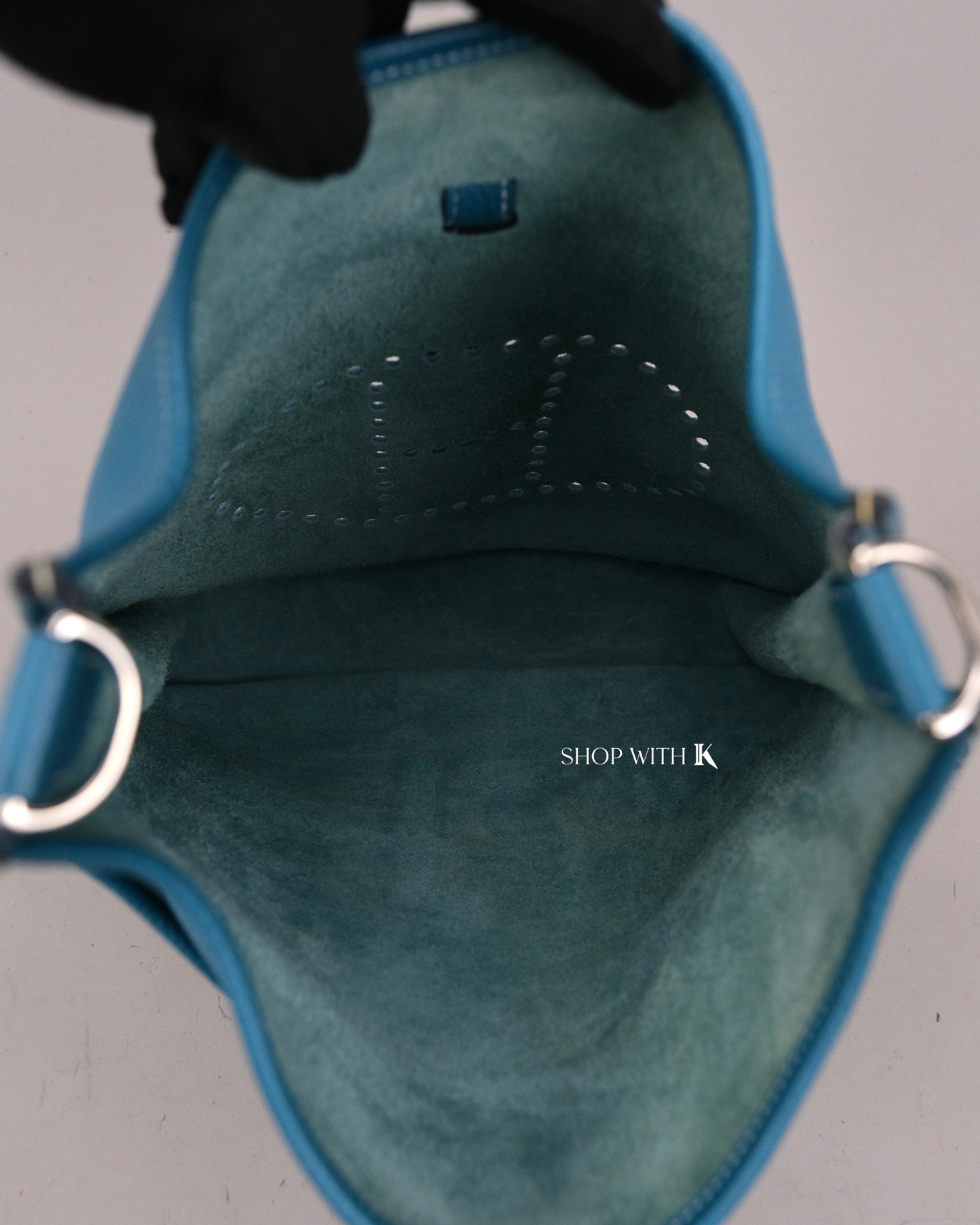 Hermes Evelyne GM Bleu Jean PHW