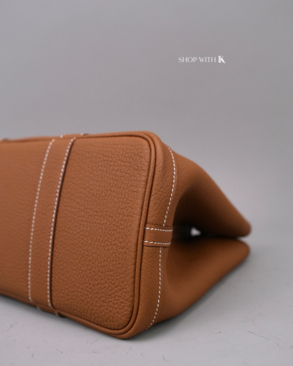 Hermes Garden Party 30 Gold