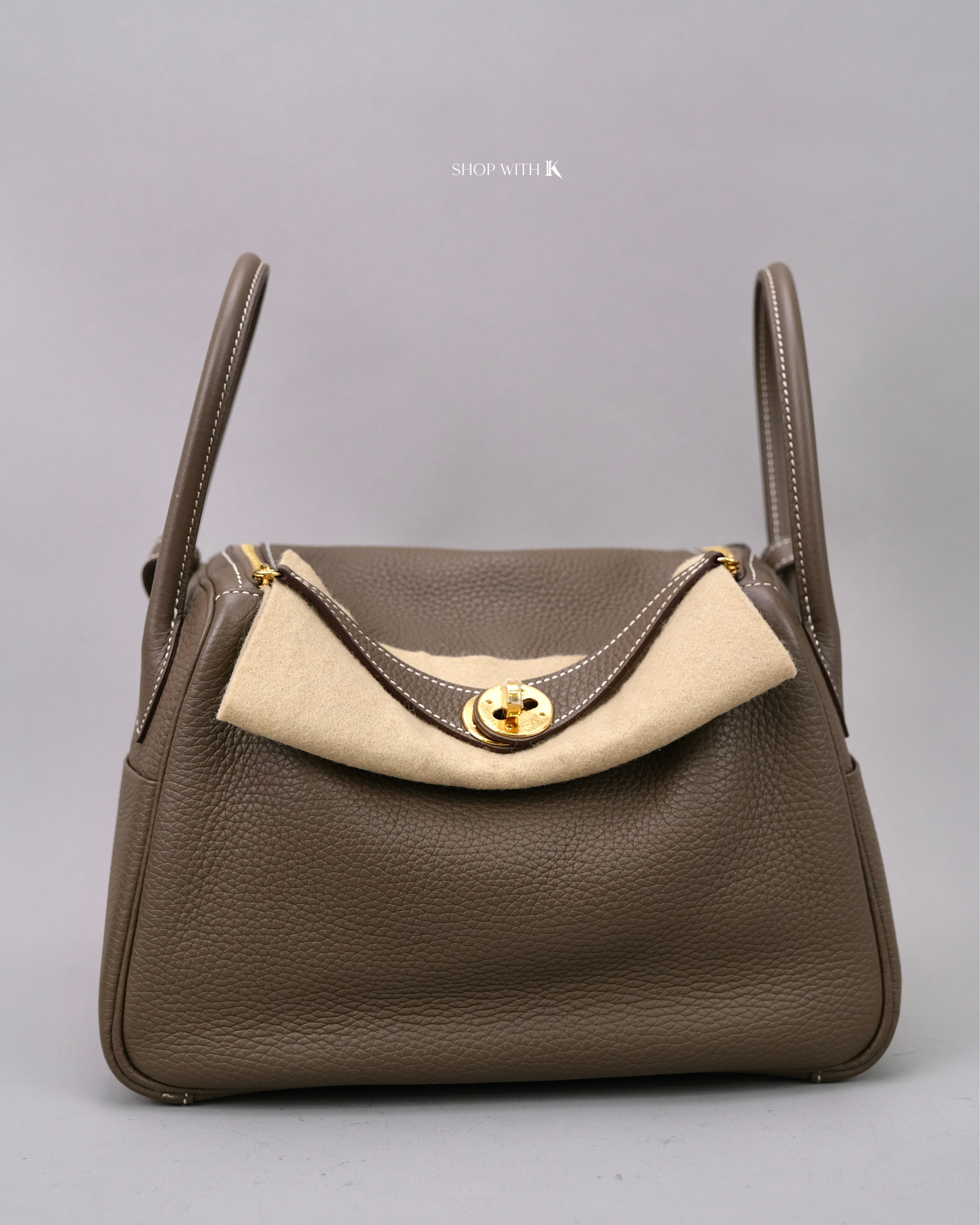 Hermes Lindy 26 Etoupe GHW