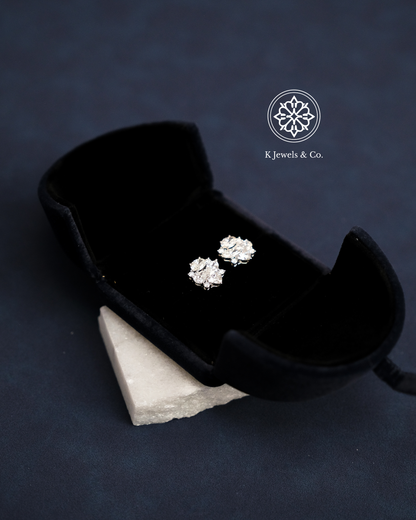 Cluster Multishape Earrings w/ GIA