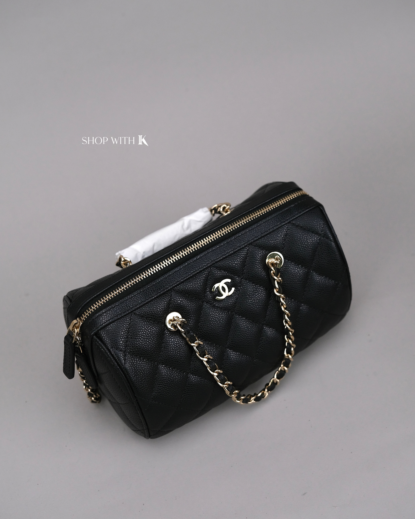 Chanel 25P Bowling Bag CGHW
