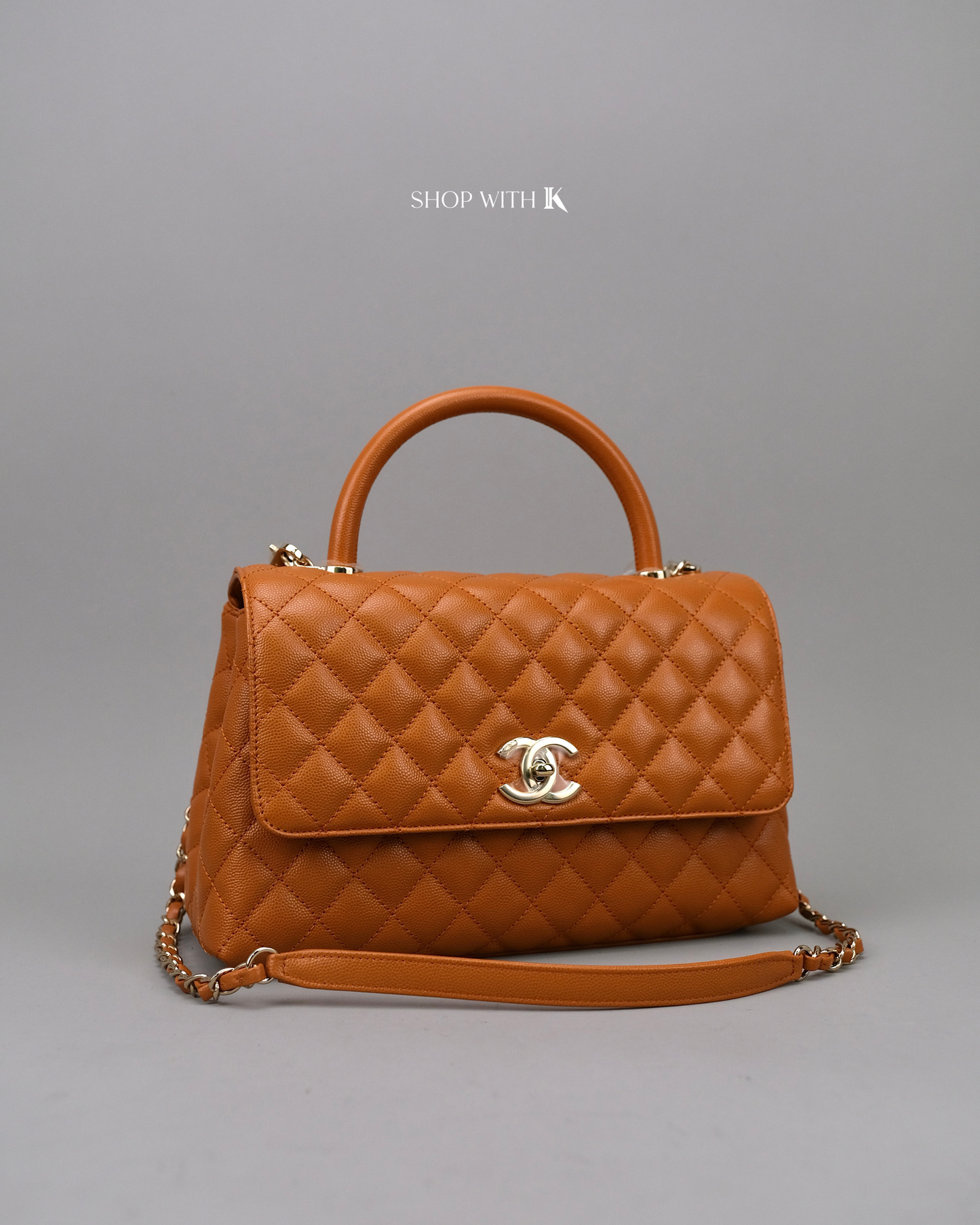 Chanel Coco Handle Medium Caramel