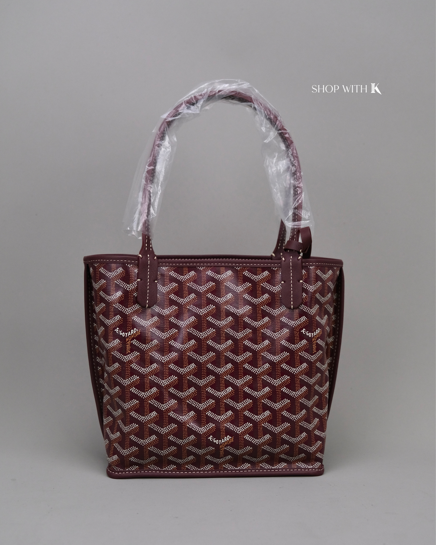 Goyard Mini Anjou Burgundy