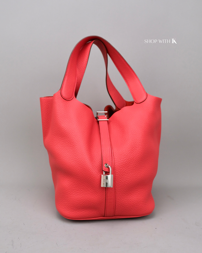 Hermes Picotin 26 Rose Jaipur PHW