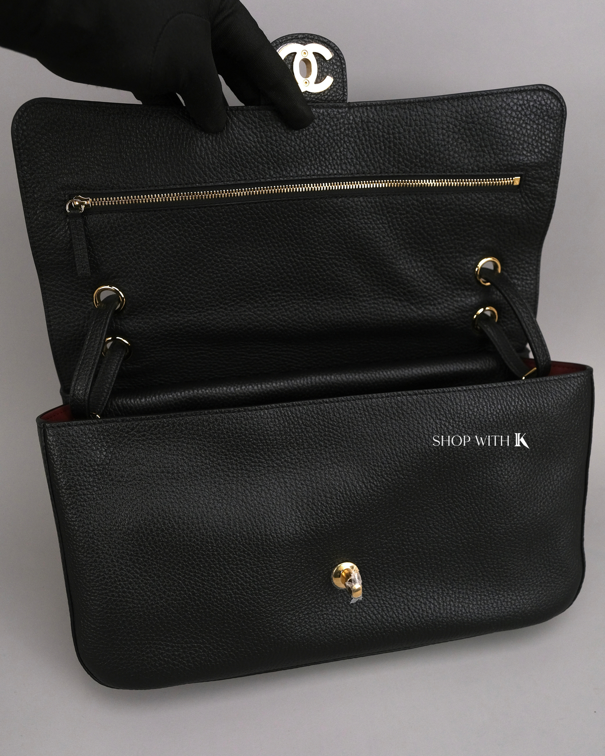 Chanel Maxi Flap Black GHW - 32cm