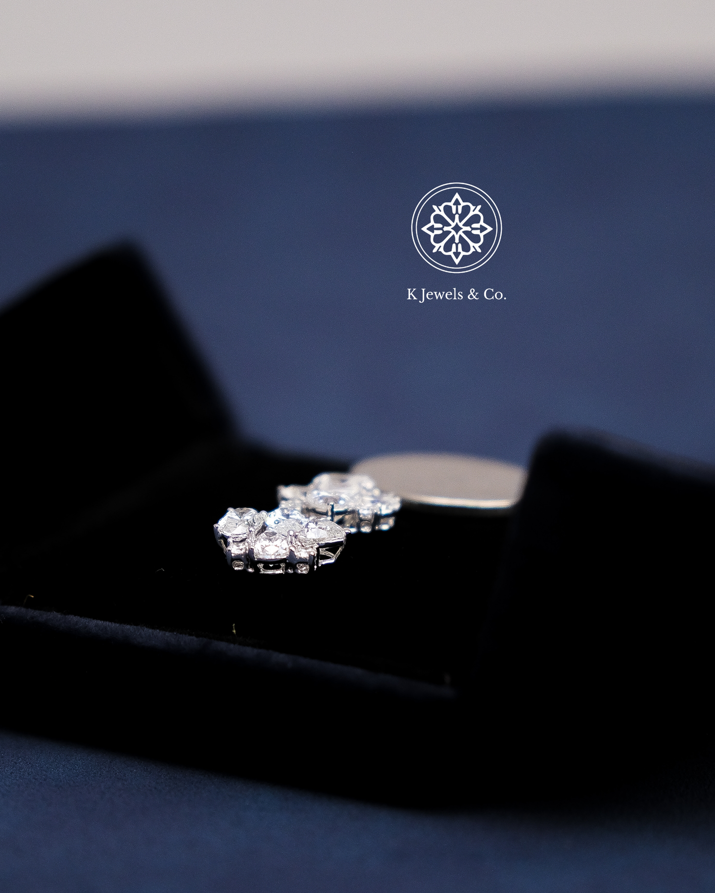 Cluster Multishape Earrings w/ GIA