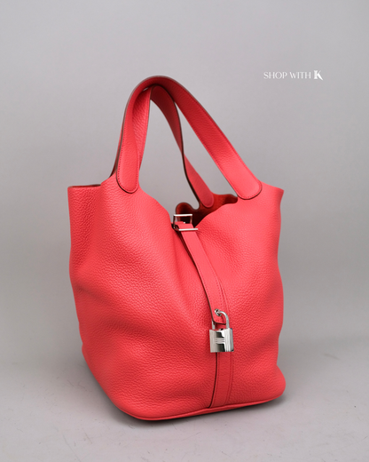 Hermes Picotin 26 Rose Jaipur PHW