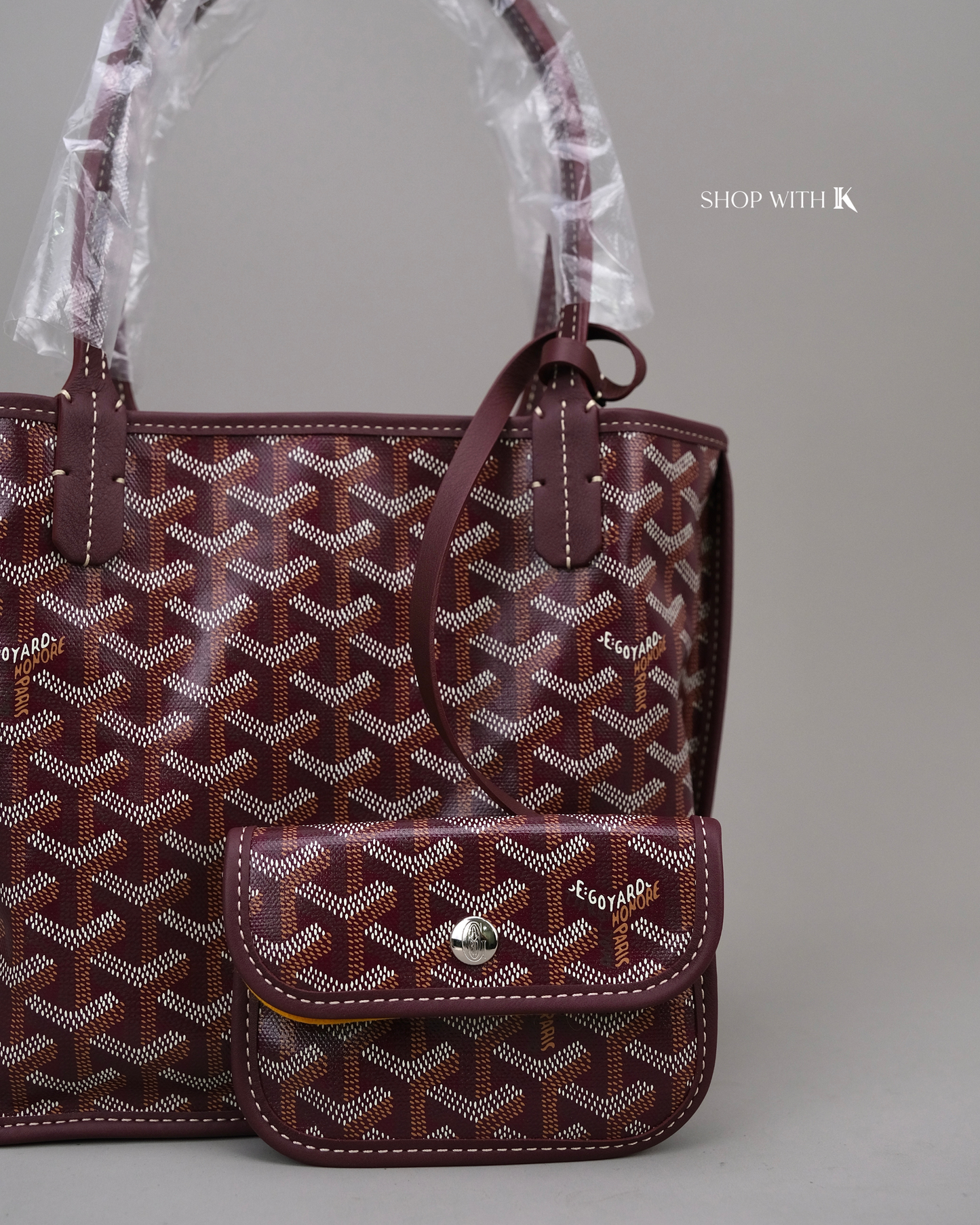 Goyard Mini Anjou Burgundy