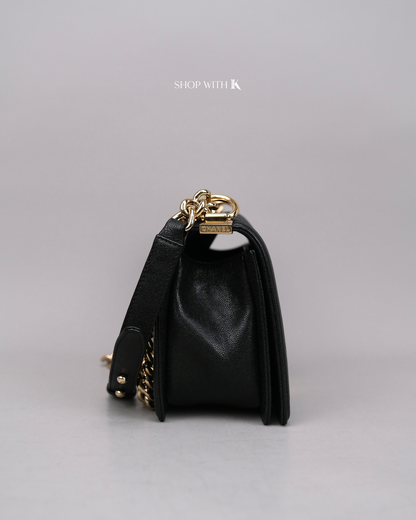 Chanel Leboy Old Medium Black CGHW