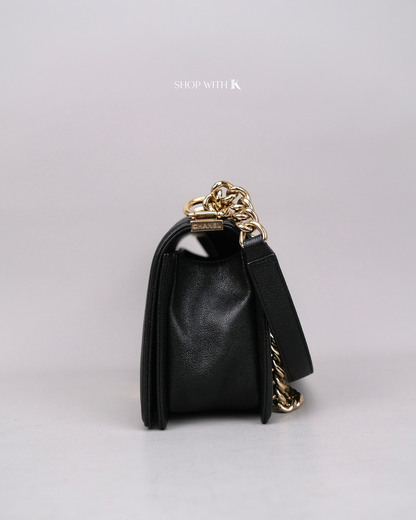 Chanel Leboy Old Medium Black CGHW