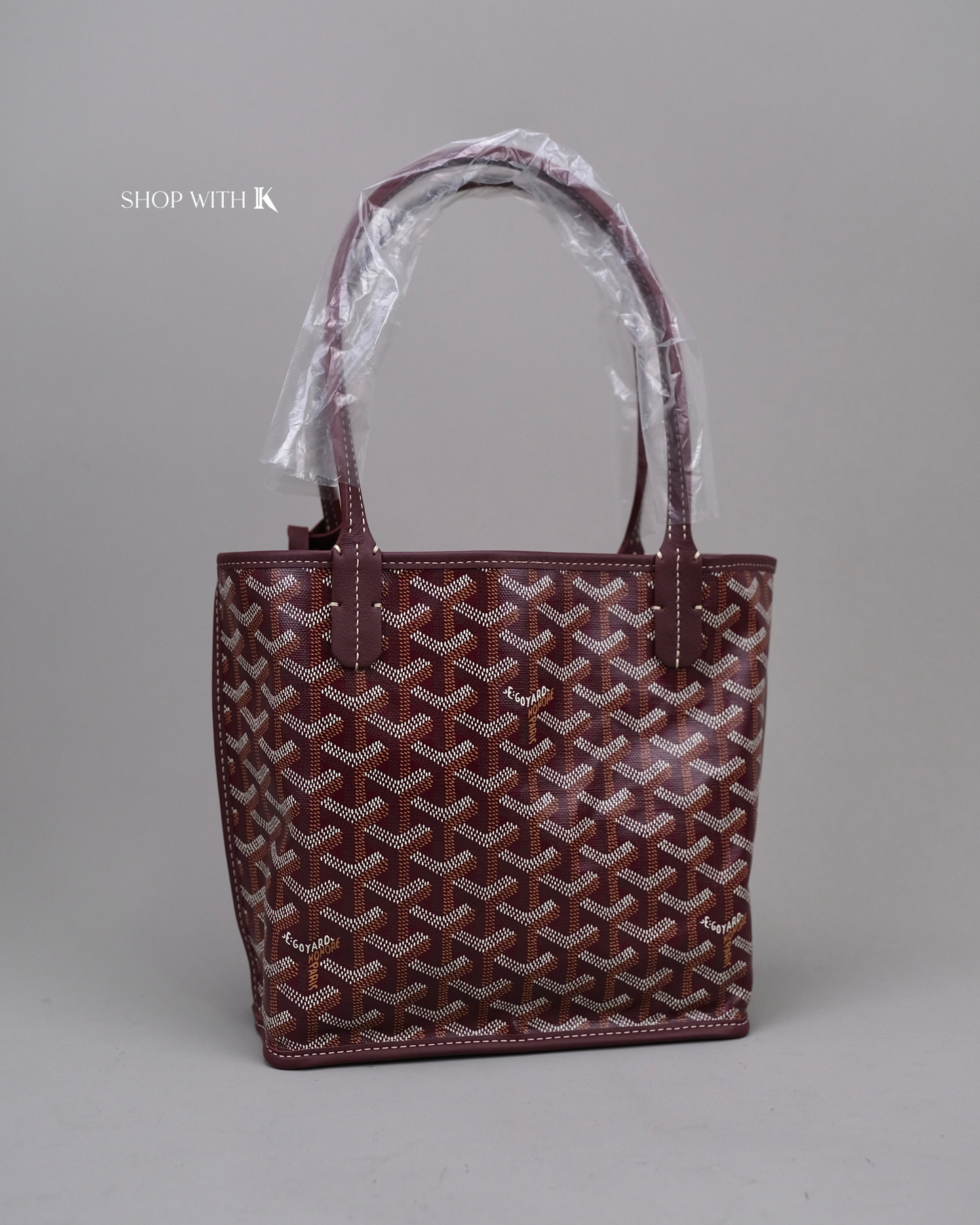 Goyard Mini Anjou Burgundy