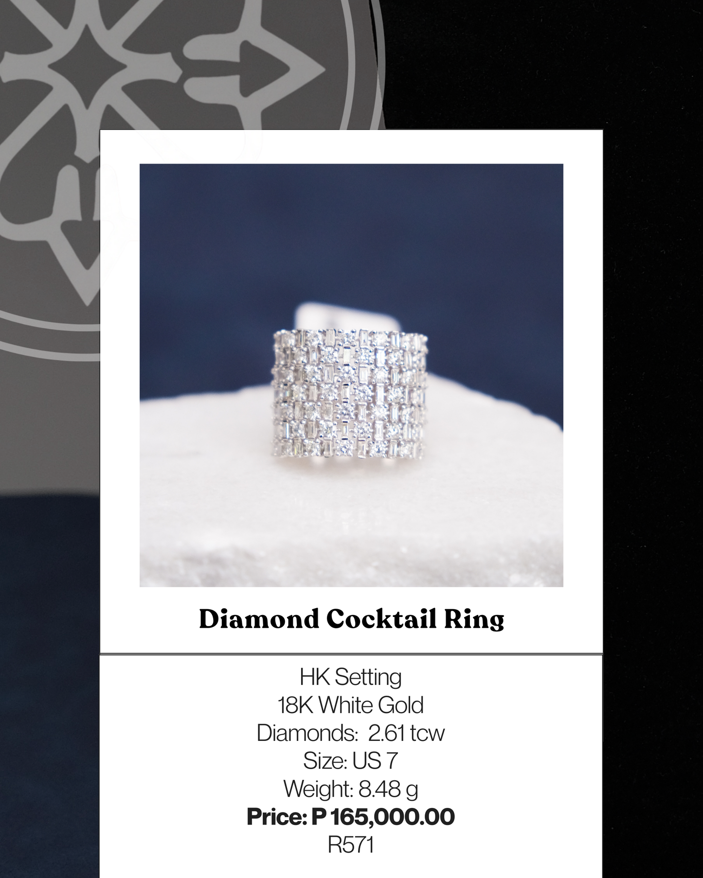 Diamond Cocktail Ring