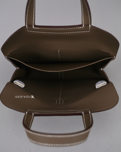 Hermes Halzan 25 Etoupe GHW