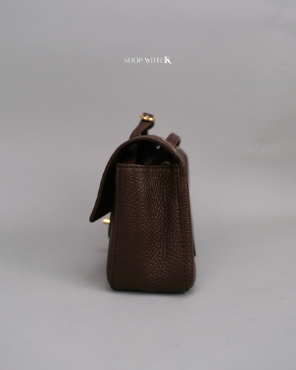 Chanel Mini Maxi Flap Choco Brown GHW