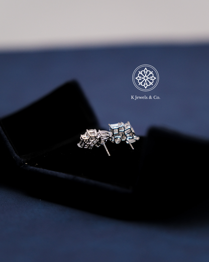 Cluster Multishape Earrings w/ GIA