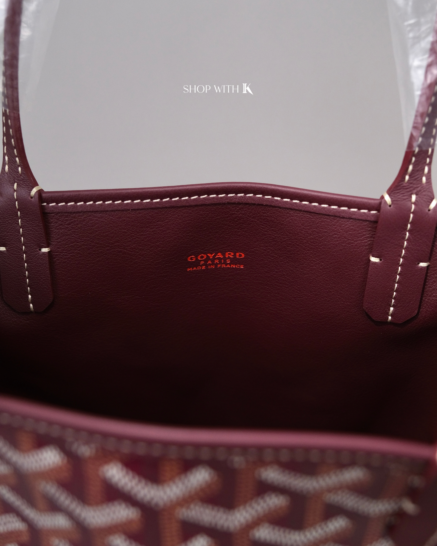 Goyard Mini Anjou Burgundy