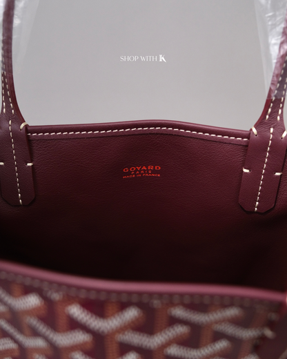 Goyard Mini Anjou Burgundy