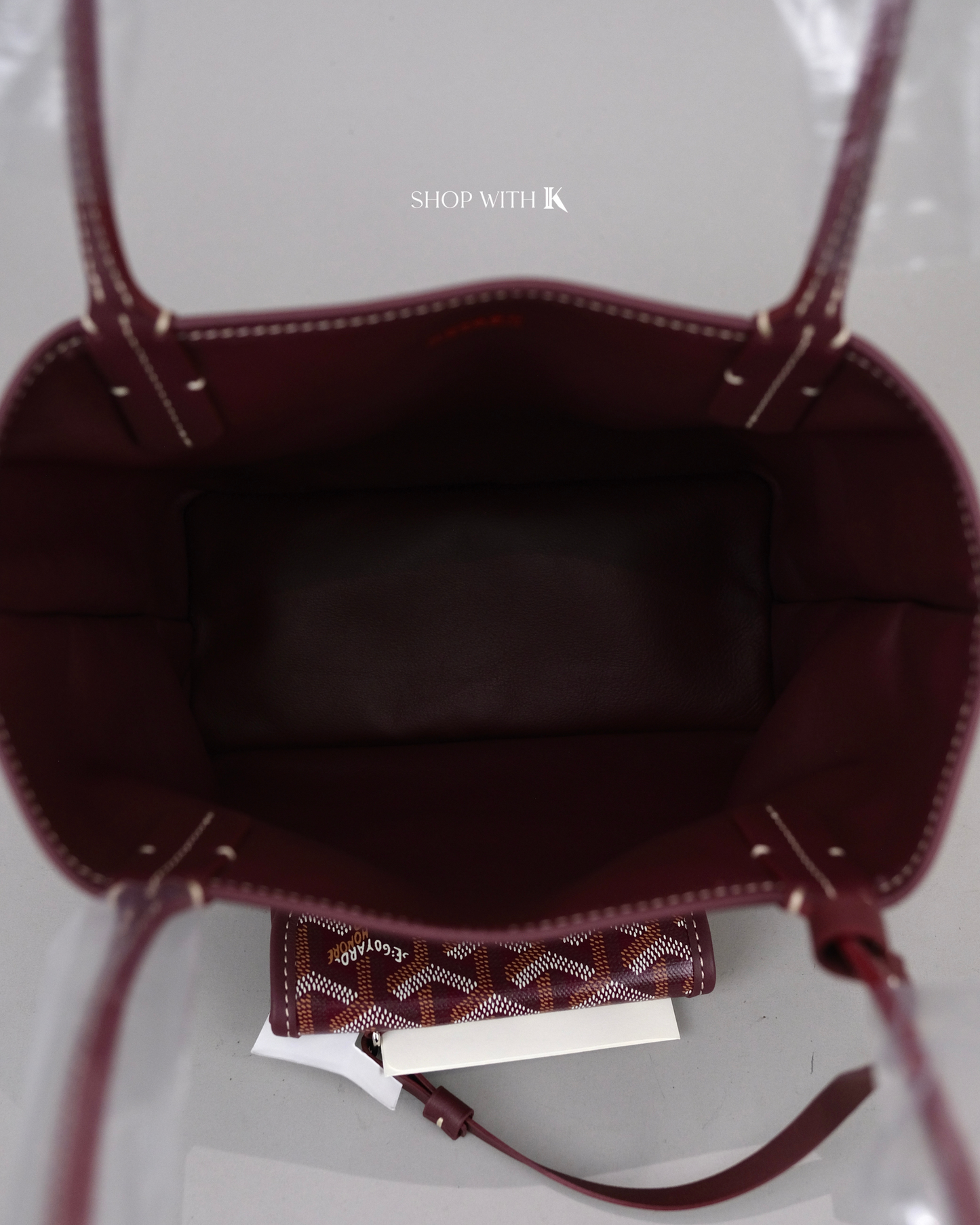 Goyard Mini Anjou Burgundy