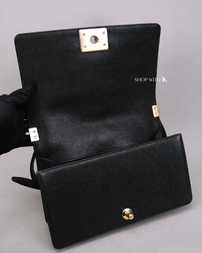 Chanel Leboy Old Medium Black CGHW