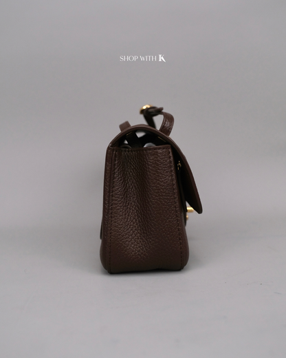 Chanel Mini Maxi Flap Choco Brown GHW
