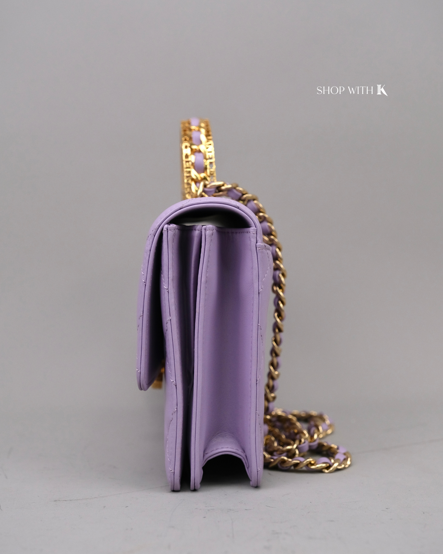 Chanel Top Handle Purple