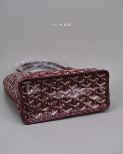 Goyard Mini Anjou Burgundy