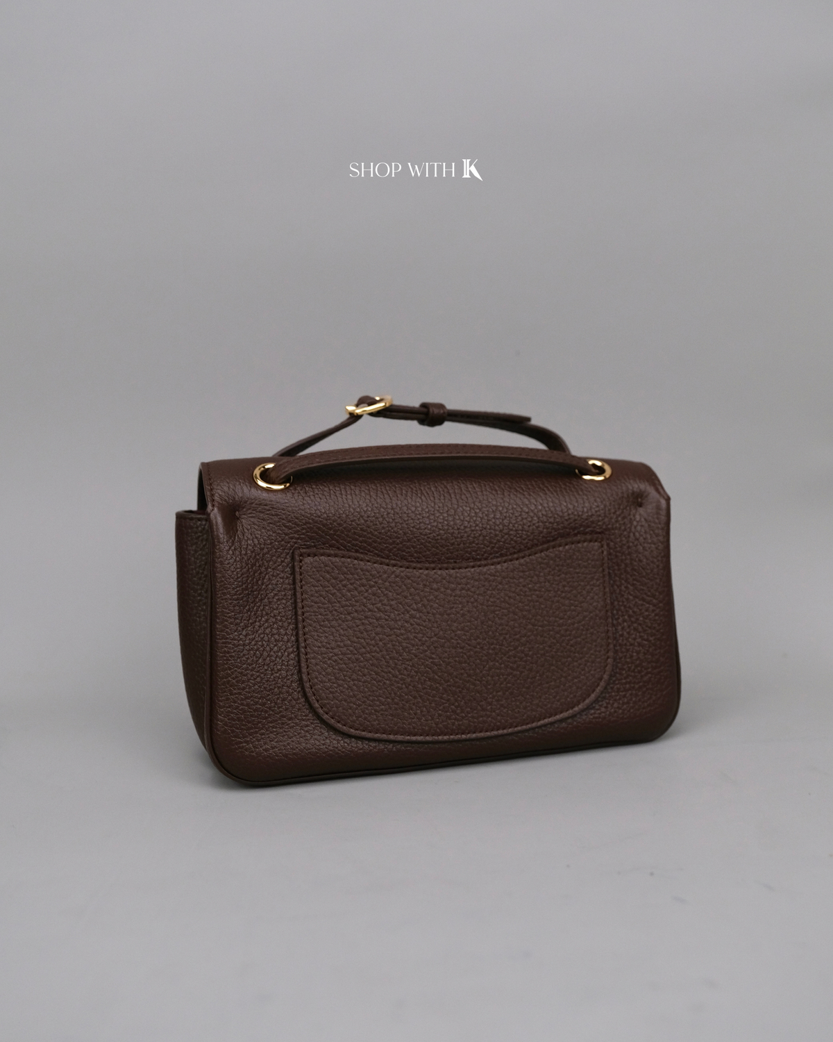 Chanel Mini Maxi Flap Choco Brown GHW