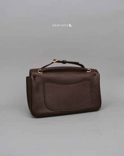 Chanel Mini Maxi Flap Choco Brown GHW