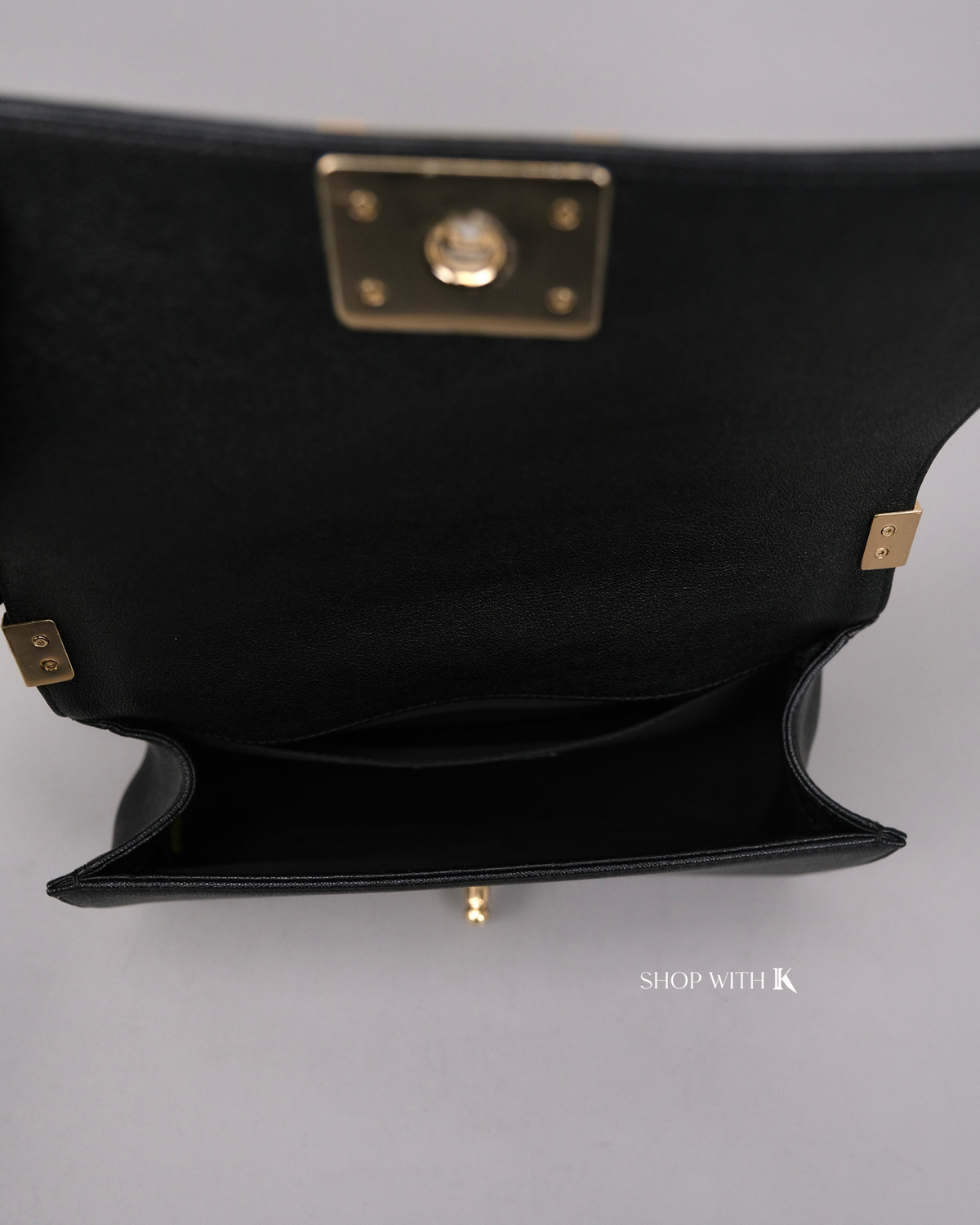 Chanel Leboy Old Medium Black CGHW