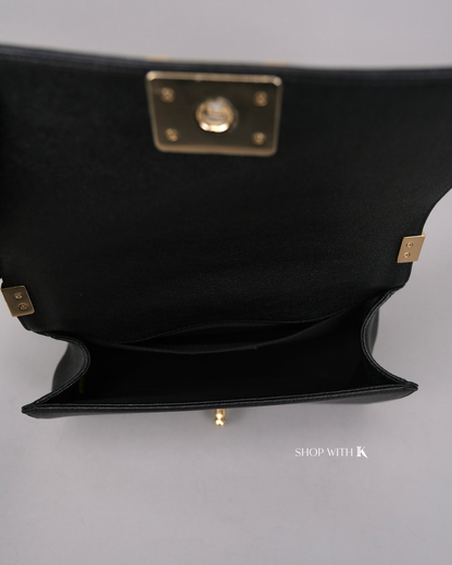 Chanel Leboy Old Medium Black CGHW