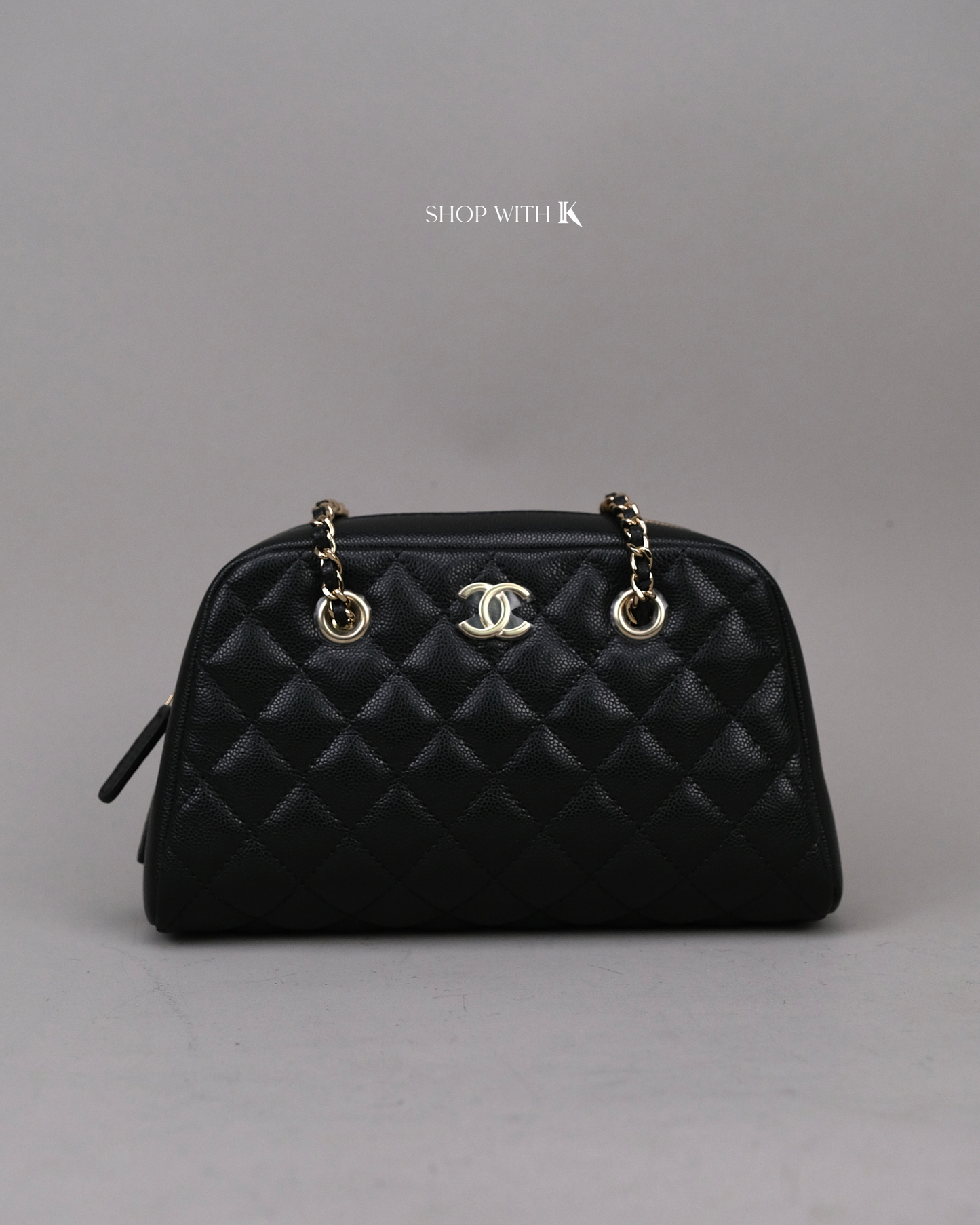 Chanel Bowling Bag Small Black CGHW
