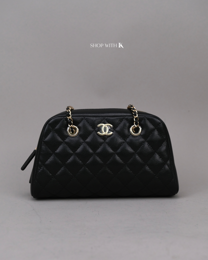 Chanel Bowling Bag Small Black CGHW