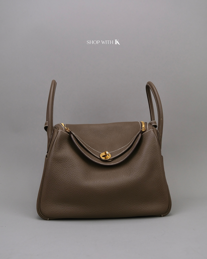 Hermes Lindy 30 Etoupe GHW