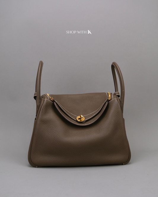 Hermes Lindy 30 Etoupe GHW