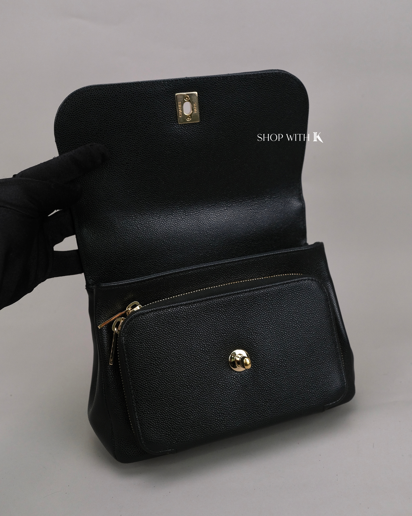 Chanel Business Affinity Quilted Black CGHW