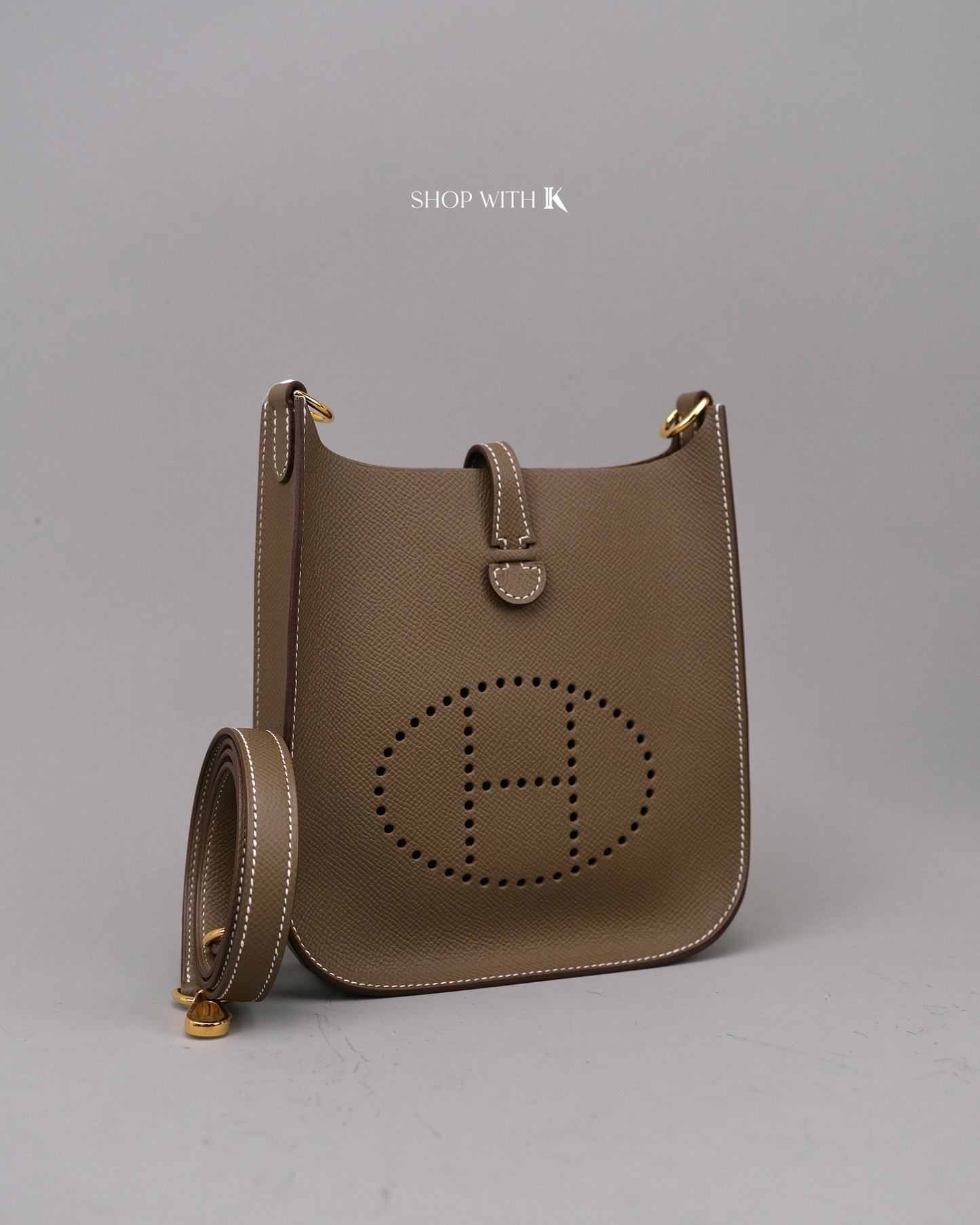 Hermes Evelyne TPM Etoupe Epsom GHW