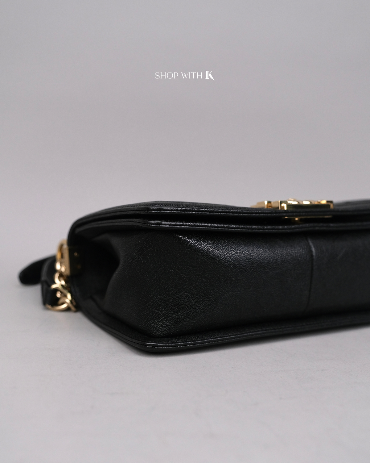 Chanel Leboy Old Medium Black CGHW