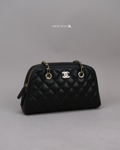 Chanel Bowling Bag Small Black CGHW