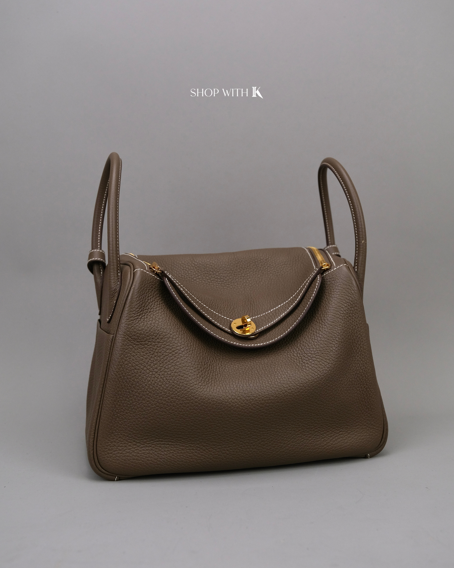 Hermes Lindy 30 Etoupe GHW